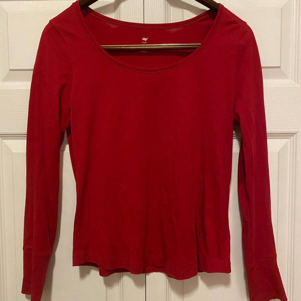 Dip Classic Red Long Sleeve Tee